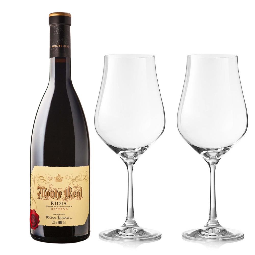 Monte Real Reserva And Crystal Classic Collection Wine Glasses
